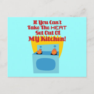Get Out Of My Kitchen Postcard