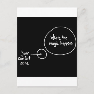 Get Out of Your Comfort Zone Postcard