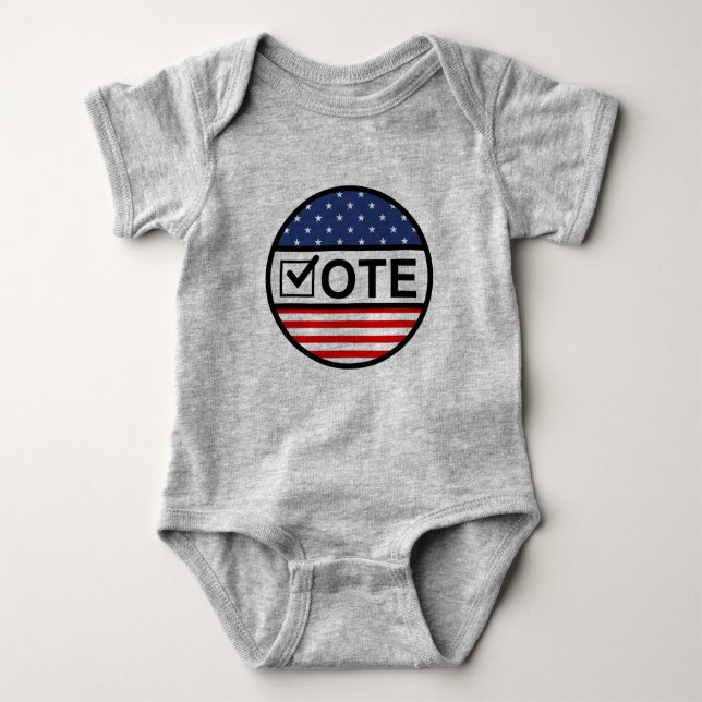 Get Out & Vote Baby Bodysuit (Front)
