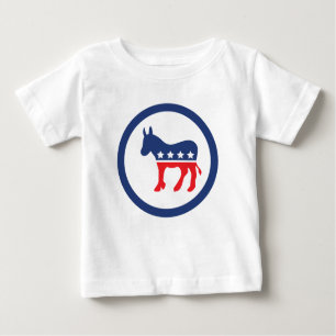 Get Out & Vote   Democratic Party Donkey Baby T-Shirt