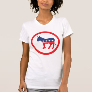 Get Out & Vote Democratic Party Donkey T-Shirt