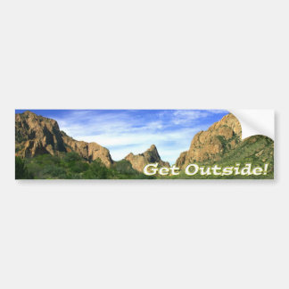 Get Outside Bumper Sticker