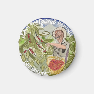 Get outside nature for coffee lovers Keychain  Magnet