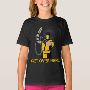 Get Over Here   Awesome MK Fire Dragon Videogame T-Shirt