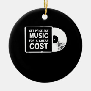 Get Priceless Music For A Cheap Cost Ceramic Ornament