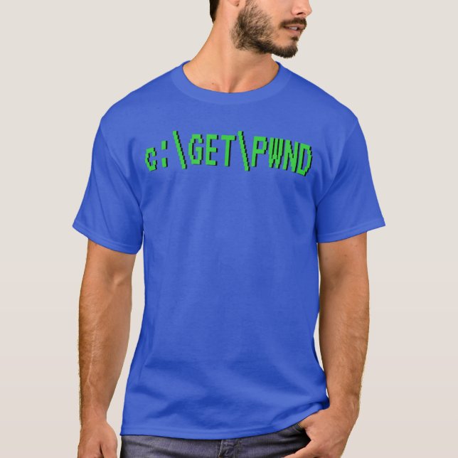 Get Pwned Command Gameree retro T-Shirt (Front)