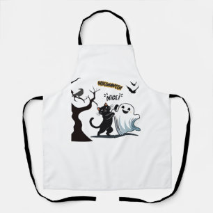 Get ready for a spook-tacular Halloween Nice party Apron