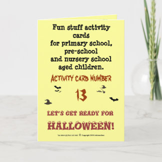 Get ready for HALLOWEEN Card