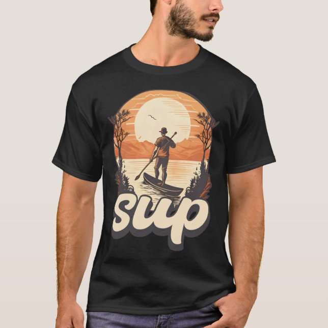 Get ready to hit the waves with our SUP  1 T-Shirt (Front)