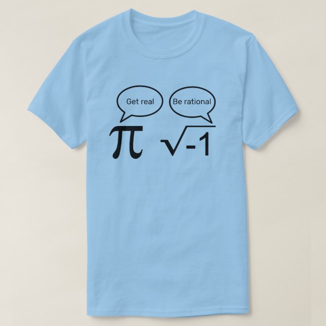 Get Real Be Rational T-Shirt (Design Front)