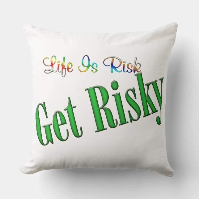 Get Risky Cushion (Front)