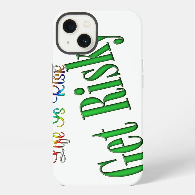 Get Risky iPhone Case (Back)