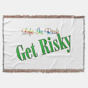 Get Risky Throw Blanket