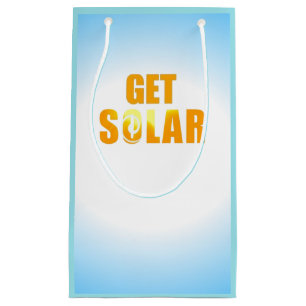 Get Solar Logo Ecofriendly Solar Energy Gift Bag