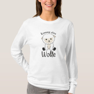 Get Something Wool Funny Sheep Word Game Sheep T-Shirt