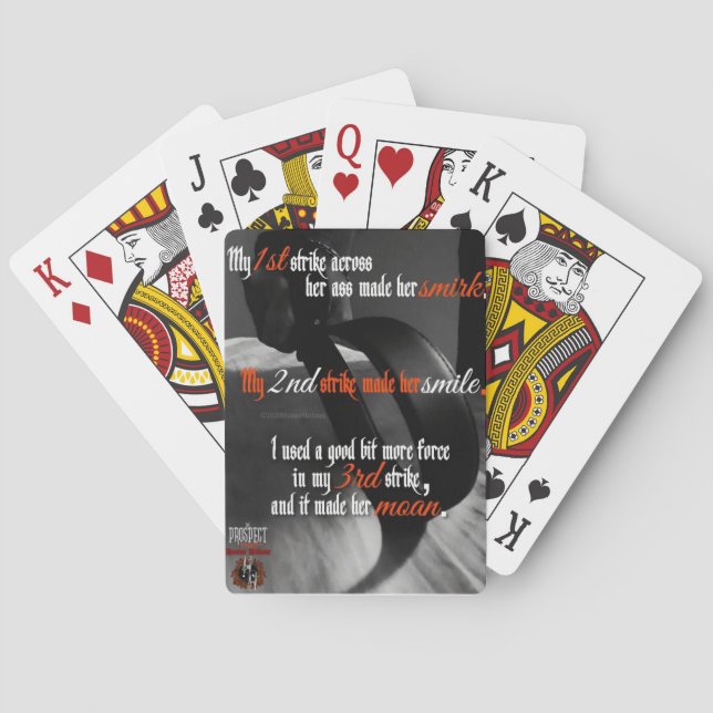 Get Spanked - CoC I by Hunter Holmes Playing Carda Cards (Back)
