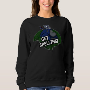Get Spelling! Gorilla And Cat Sweatshirt
