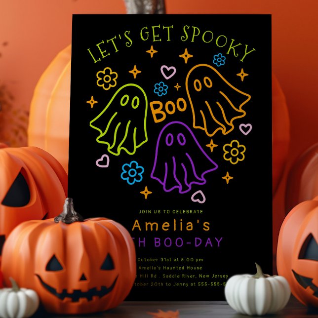 Get Spooky Halloween Birthday Invitation (Creator Uploaded)