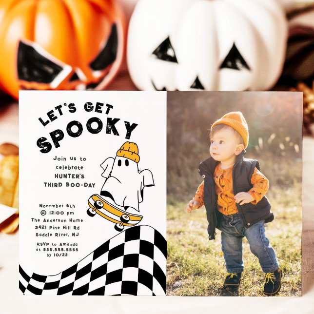 Get Spooky Photo Birthday Invitation (Creator Uploaded)
