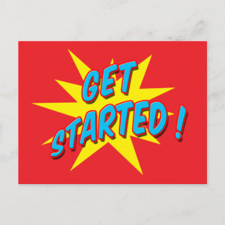 Get Started Postcard