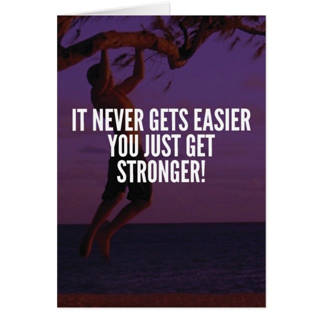 Get Stronger - Workout Motivational (Front)