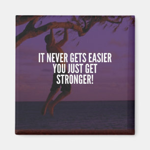 Get Stronger - Workout Motivational Magnet
