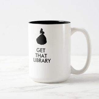 Get That Library Two-Tone Coffee Mug
