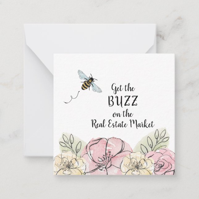 Get the Buzz on the Market Real Estate Card (Front)