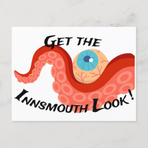 Get the Innsmouth Look Tentacle Eye Lovecraftian Postcard