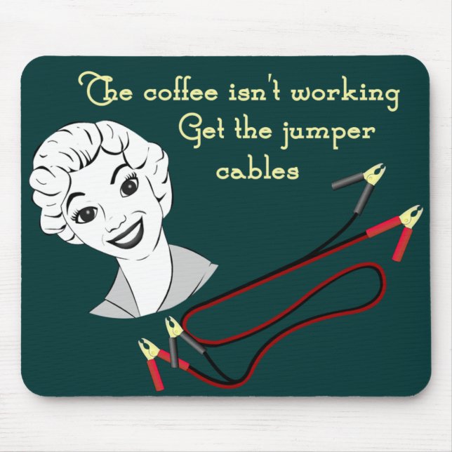 Get the Jumper Cables Mousepad (Front)
