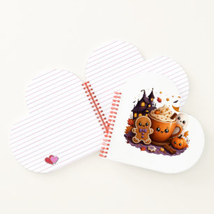 Get the most beautiful cartoon Halloween drawings Notebook
