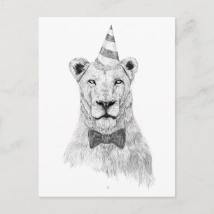 Get the party started postcard