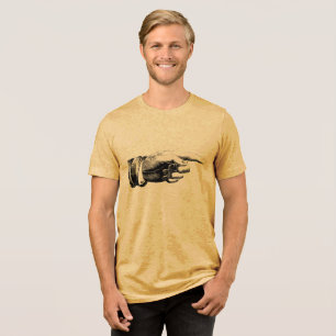 Get the Point - Vintage Pointing Hand Tri-Blend Shirt