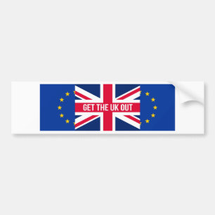 Get The UK Out of the EU Bumper Sticker