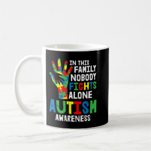 Get this cool no fights alone T-Shirt design as a  Coffee Mug