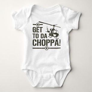 Get To Da Choppa Vintage Baby Bodysuit