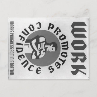 Get to Work Postcard