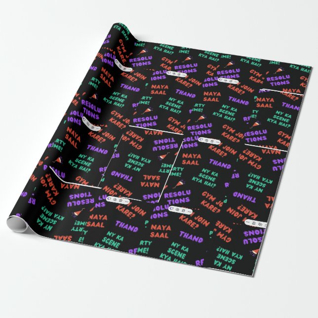 GET TOGATHER Wrapping Paper (Unrolled)