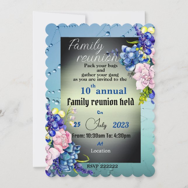 Get together invitation (Front)