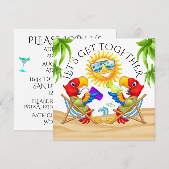Get Together Invitation (Front/Back)
