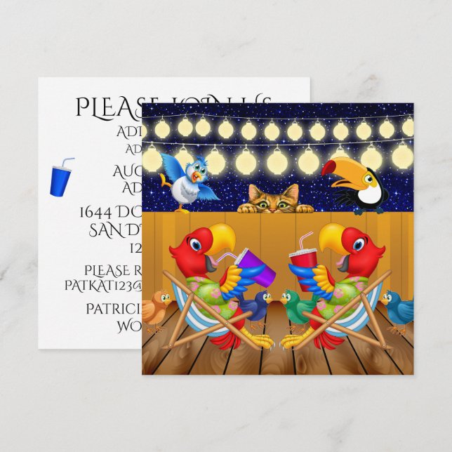 Get Together Invitation (Front/Back)