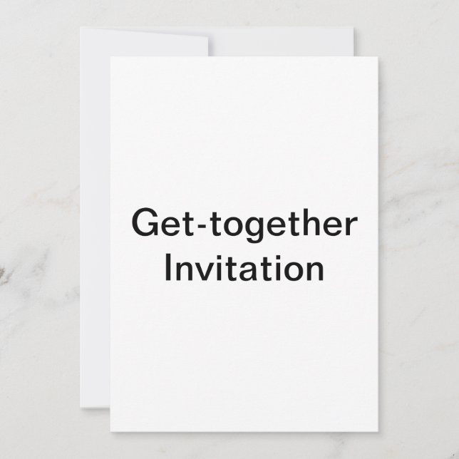 Get-together invitation (Front)