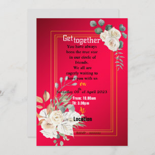 Get together invitation
