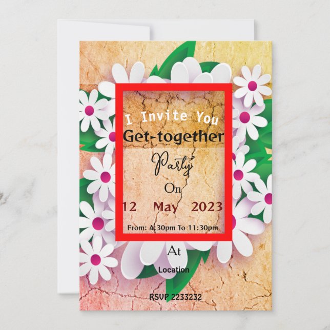 Get-together Invitation (Front)