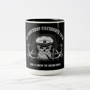 GET UNDERWAY EISENHOWER CREW Two-Tone COFFEE MUG