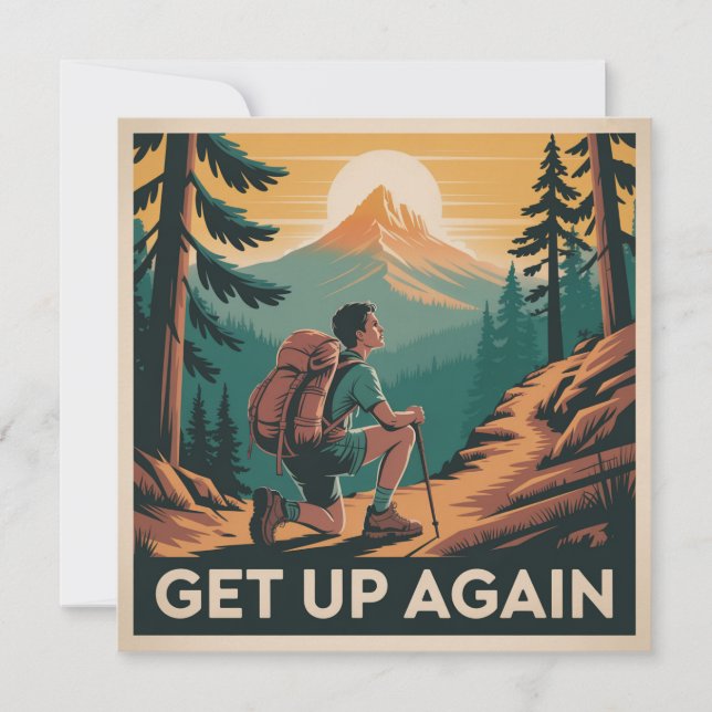 Get Up Again Card (Front)