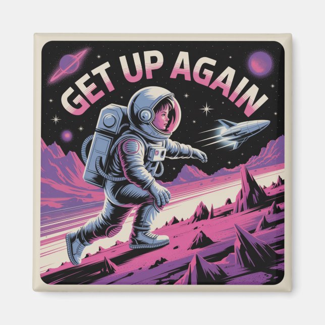 Get Up Again Magnet (Front)