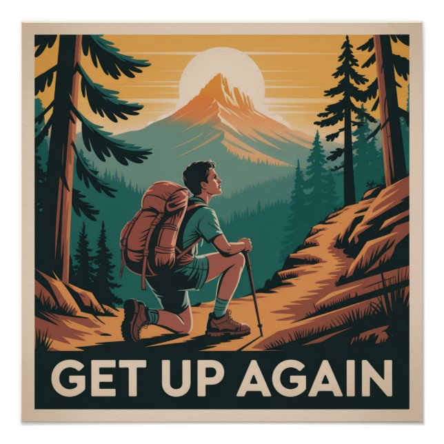 Get Up Again Poster (Front)