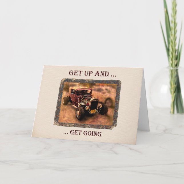 Get Up Get Well Card (Front)