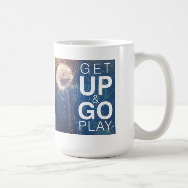 Get Up & Go Play Coffee Mug (Right)